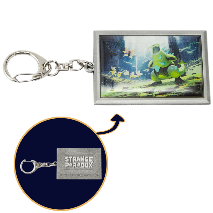 Pokemon Center Japan - Strange Paradox Future A Metal Charm/Keychain