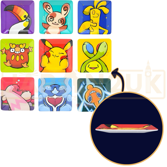 Pokemon Center Japan - What's Your Charm Point Plate Collection