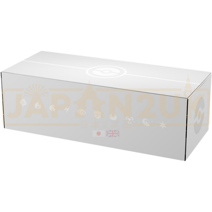 Pokemon Center Japan - White Poke Ball & Energy Long Card Storage Box