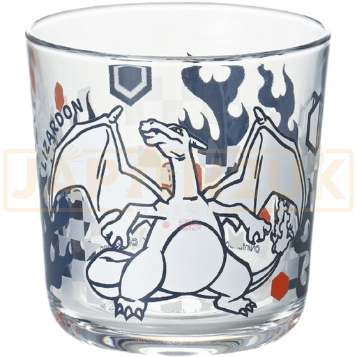 Pokemon Center Japan Charizard Japanese Style Wide Glass Tumbler