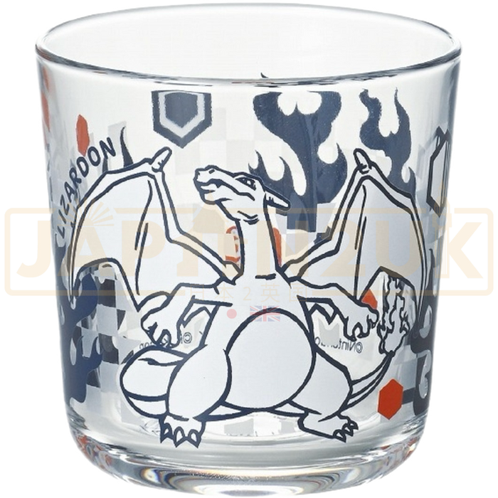 Pokemon Center Japan Charizard Japanese Style Wide Glass Tumbler