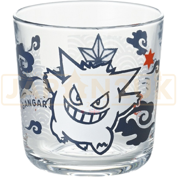 Pokemon Center Japan Gengar Japanese Style Wide Glass Tumbler