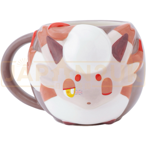 Pokemon Center Japan Hisuian Zorua Three-Dimensional Porcelain Mug