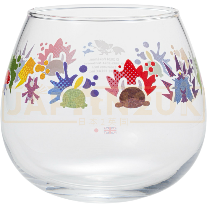 Pokemon Center Japan Moudoku Kiken Pattern Rocking Glass Tumbler