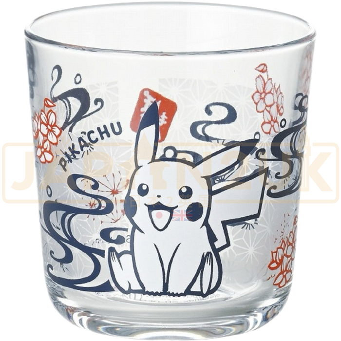 Pokemon Center Japan Pikachu Japanese Style Wide Glass Tumbler