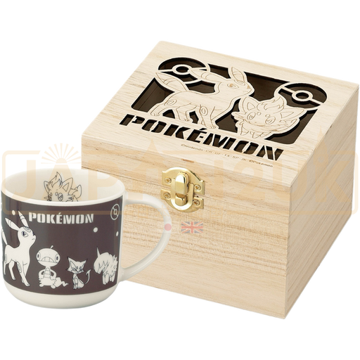 Pokemon Center Japan Umbreon & Friends Mug in a Wooden Box