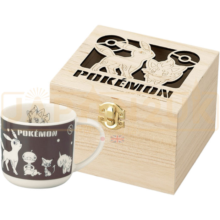 Pokemon Center Japan Umbreon & Friends Mug in a Wooden Box