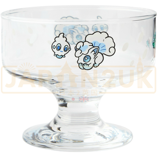 Pokemon Center Japan Vulpix Otenki Team Glass Dessert Bowl
