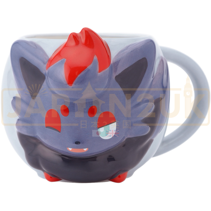 Pokemon Center Japan Zorua Three-Dimensional Porcelain Mug