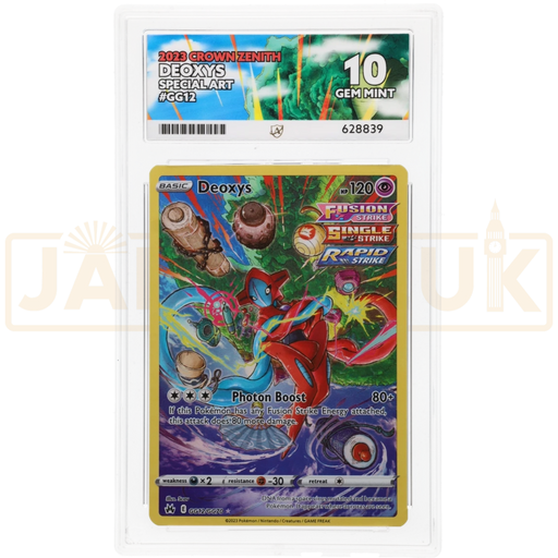 Pokemon Deoxys Crown Zenith GG12/GG70 English Graded Card ACE 10 #628839
