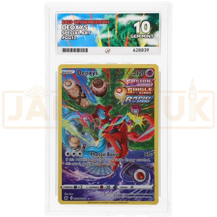 Pokemon Deoxys Crown Zenith GG12/GG70 English Graded Card ACE 10 #628839