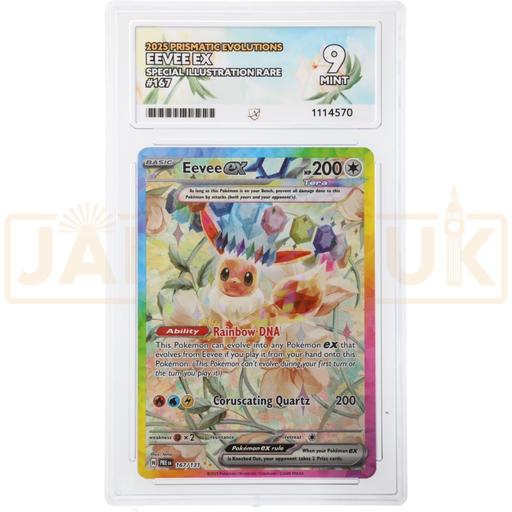 Pokemon Eevee ex SIR Prismatic Evolutions PRE EN 167/131 English Graded Card ACE 9 #1114570