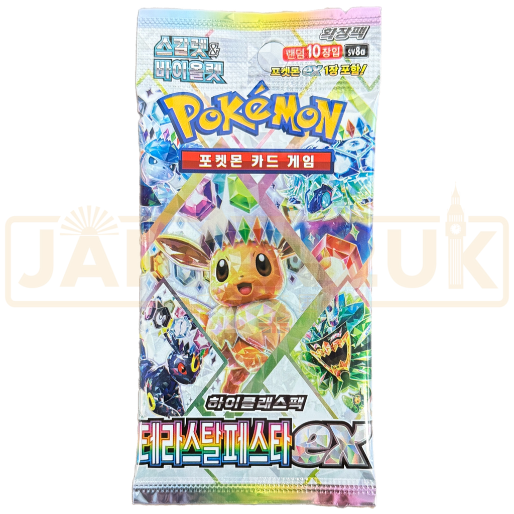 eeveelutions booster box Pokemon Eeveelutions Terastal Festival ex High Class sv8a Korean Booster Pack