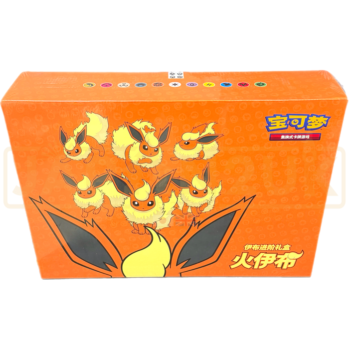 Pokemon Flareon Fire GX Simplified Chinese Gift Box