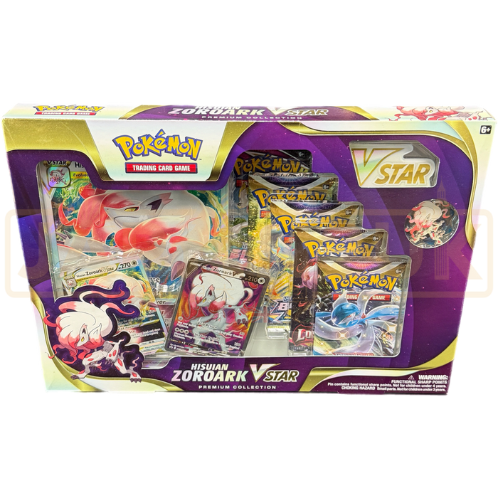Pokemon Hisuian Zoroark Vstar Premium Collection Box