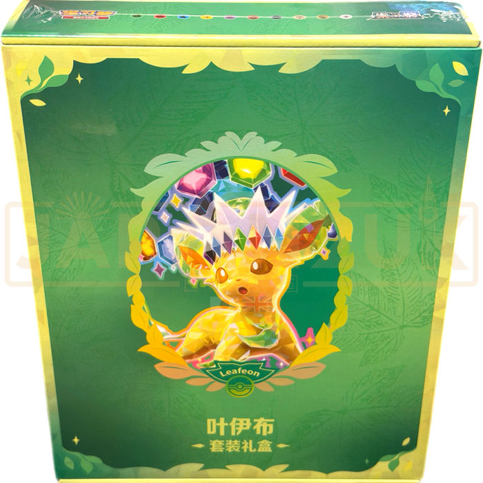 Pokemon Leafeon Terastal Grand Crystal Gathering Simplified Chinese Binder Gift Box