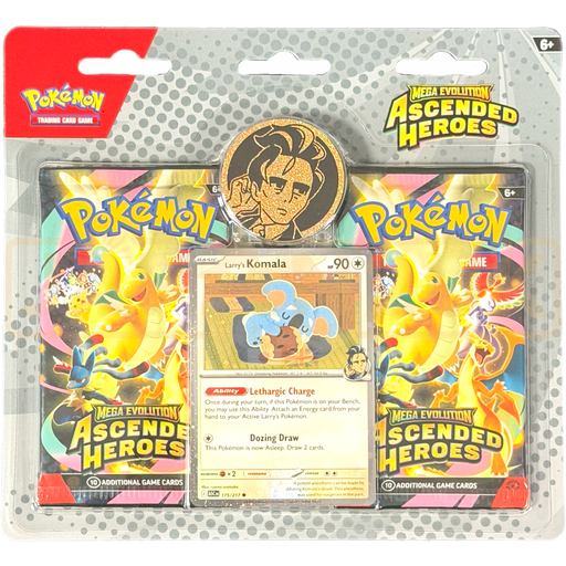 Pokemon Mega Evolution Ascended Heroes Larry Collection English 2-Pack Blister
