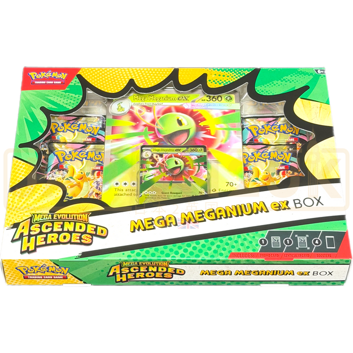 Pokemon Mega Evolution Ascended Heroes Mega Meganium ex Collection Box