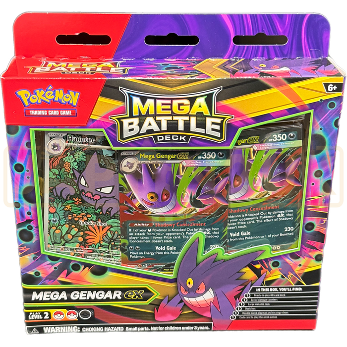 Pokemon Mega Gengar ex English Mega Battle Deck