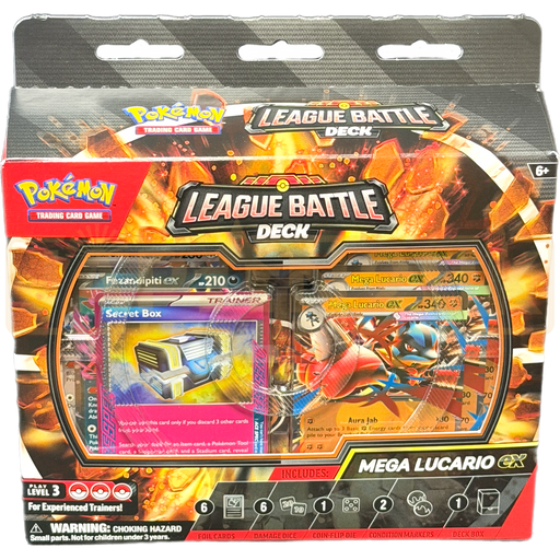 Pokemon Mega Lucario ex English League Battle Deck