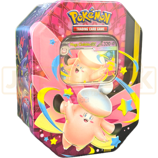 Pokemon Mega Moonlit Mega Clefable ex English Tin