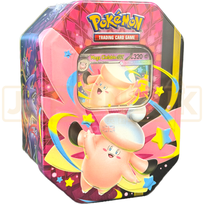 Pokemon Mega Moonlit Mega Clefable ex English Tin