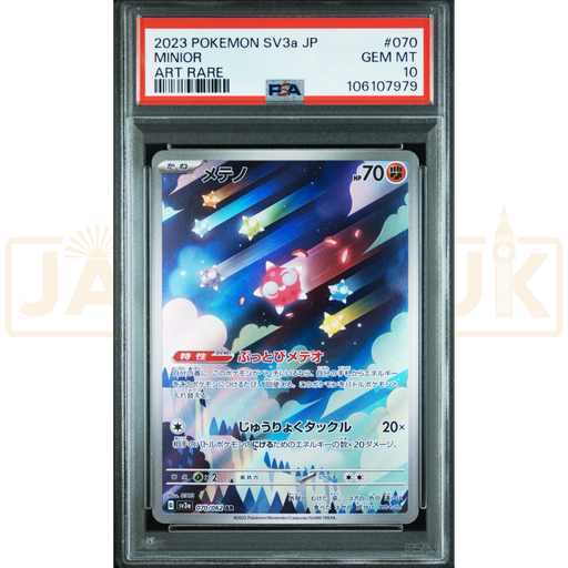 Pokemon Minior AR Raging Surf sv3a 070/062 Japanese Graded Card PSA 10 #106107979