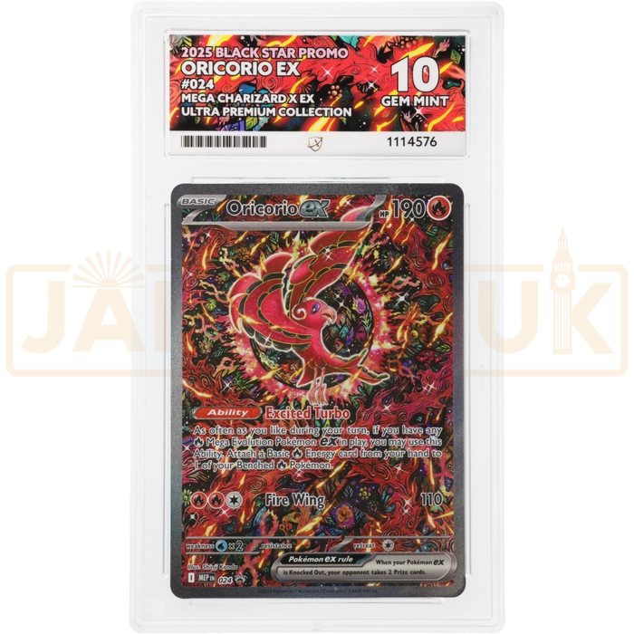 Pokemon Oricorio ex UPC Promo MEP EN 024 English Graded Card ACE 10 #1114576