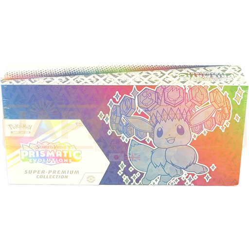Pokemon Prismatic Evolutions English Super Premium Collection Box