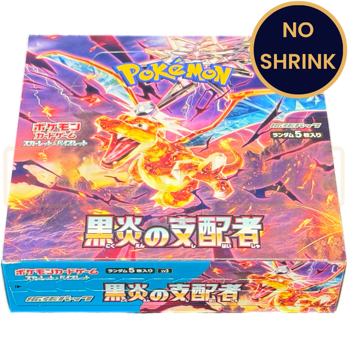 Pokemon Ruler Of The Black Flame sv3 No Shrink Japanese Booster Box