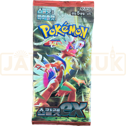 Pokemon Scarlet ex sv1S Korean Booster Pack