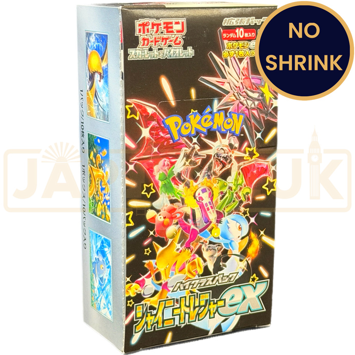 Pokemon Shiny Treasure ex High Class sv4a No Shrink Japanese Booster Box