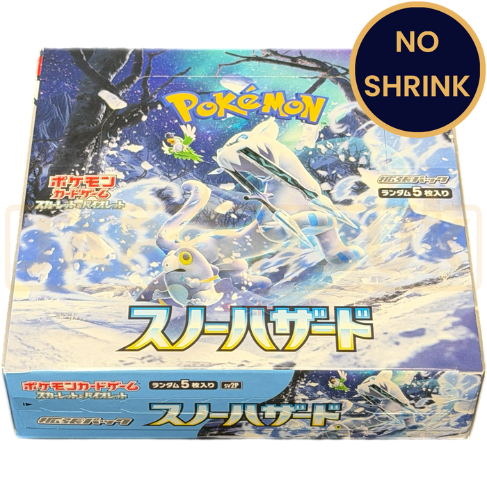 Pokemon Snow Hazard sv2P No Shrink Japanese Booster Box