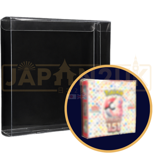 Pokemon Square Booster Box Clear Protector & Display Case