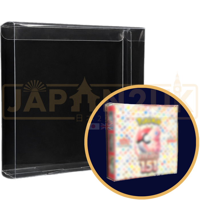 Pokemon Square Booster Box Clear Protector & Display Case
