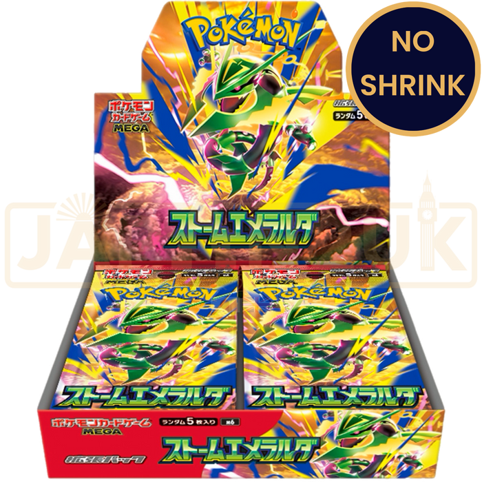 Pokemon Storm Emeralda m6 No Shrink Japanese Booster Box