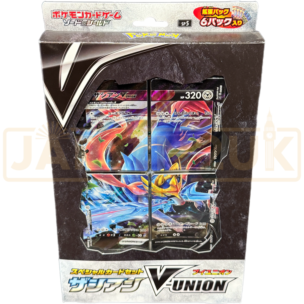 Pokemon Sword & Shield Zacian V-UNION sp5 Japanese Special Card Set Pokemon Sword & Shield Zacian V-UNION sp5 Japanese Special Card Set