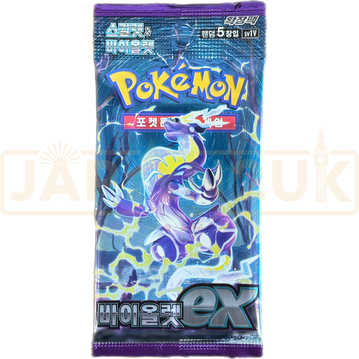 Pokemon Violet ex sv1V Korean Booster Pack Japan2UK Pokemon Violet ex sv1V Korean Booster Pack Japan2UK