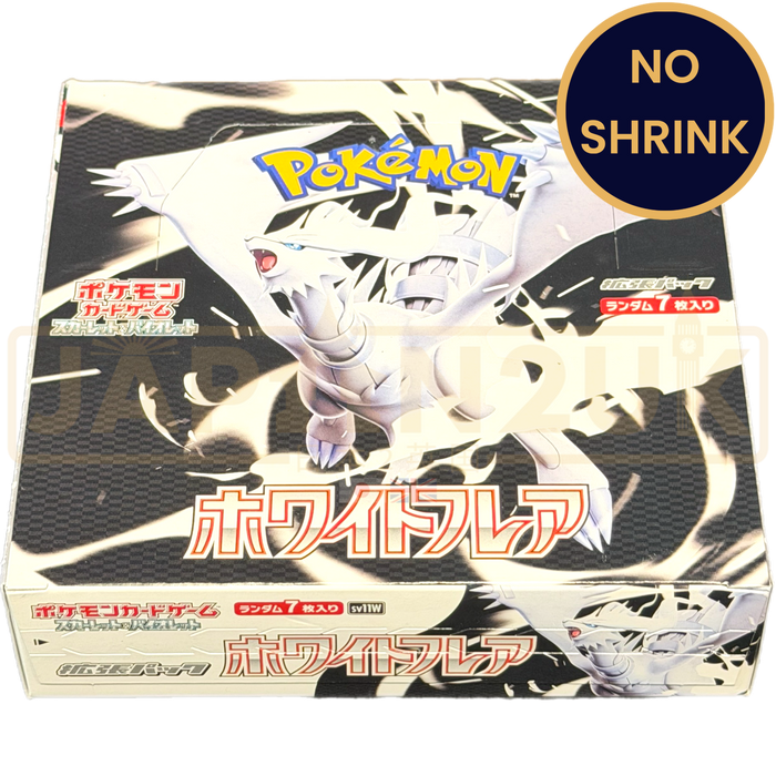Pokemon White Flare No Shrink sv11W Japanese Booster Box