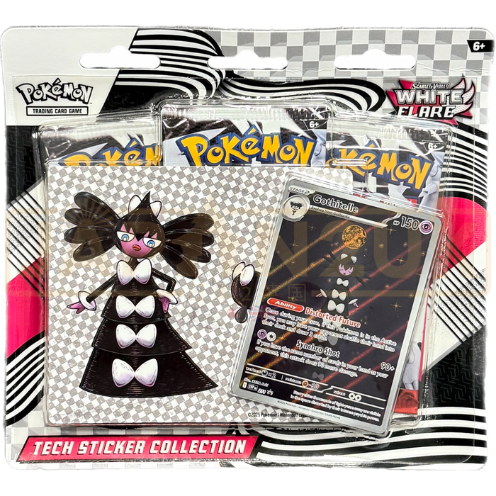 Pokemon White Flare Tech Sticker Collection
