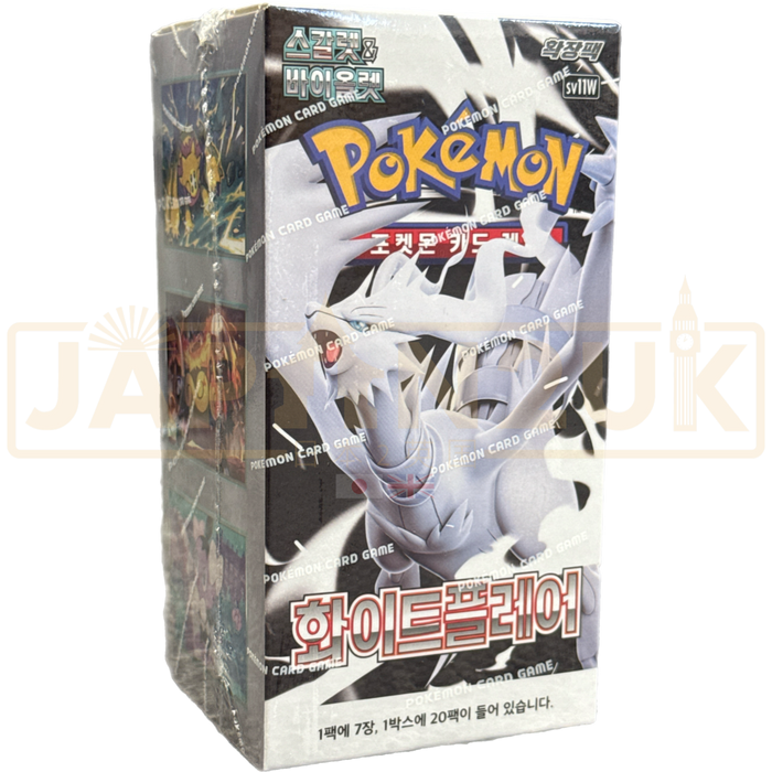 Pokemon White Flare sv11W Korean Booster Box Japan2UK Pokemon White Flare sv11W Korean Booster Box Japan2UK