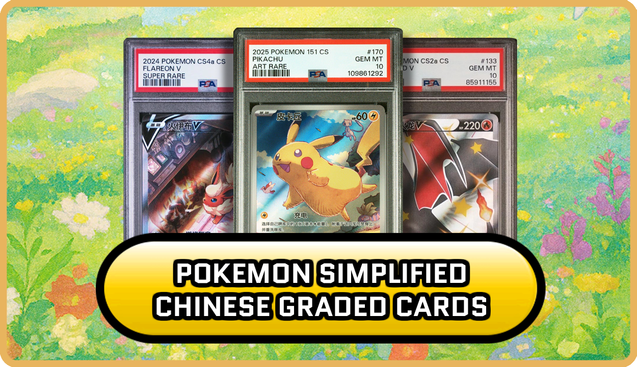 Pokemon Chinese Simplified Graded Cards