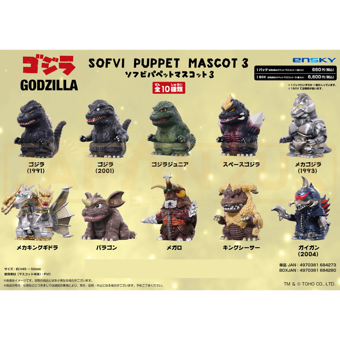 Sofvi Mascot Godzilla Vol. 3 Blind Bag