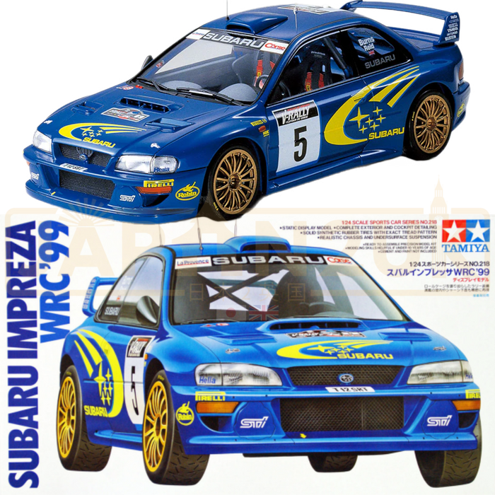 Tamiya Subaru Impreza WRC '99 24218 1/24 Scale Model Kit