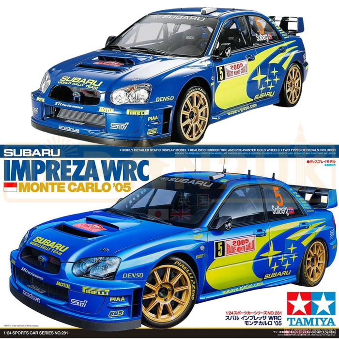 Tamiya Subaru Impreza WRC Monte Carlo '05 24281 1/24 Scale Model Kit