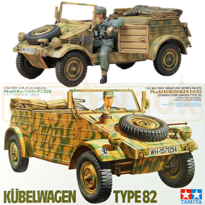 Tamiya Type 82 Pkw.K1 Kubelwagen 35213 1/35 Scale Model Kit