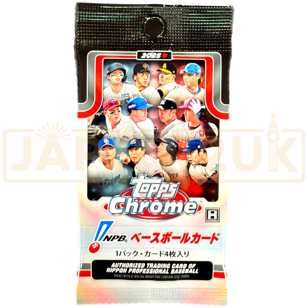 topps booster box Topps Chrome NPB 2025 Hobby Booster Pack