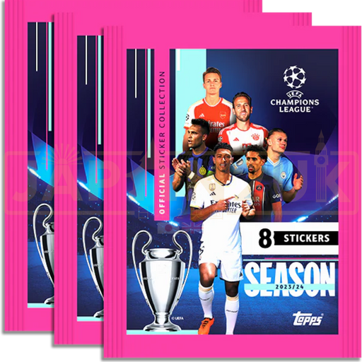 Topps UCL 2023/24 Sticker Packet Booster Pack