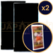 Trading Card Booster Pack Clear Hard Protector & Display Case Twin Pack