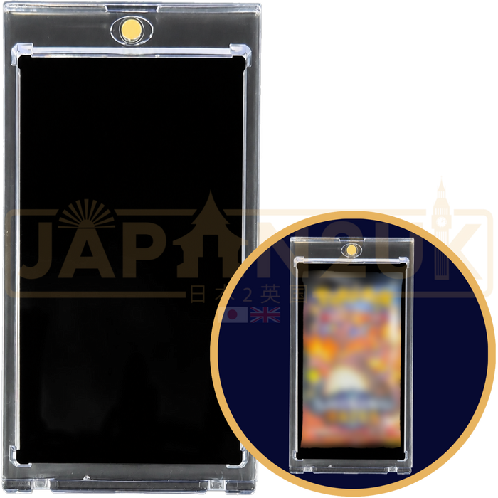 Trading Card English Booster Pack Magnetic Clear Hard Protector & Display Case